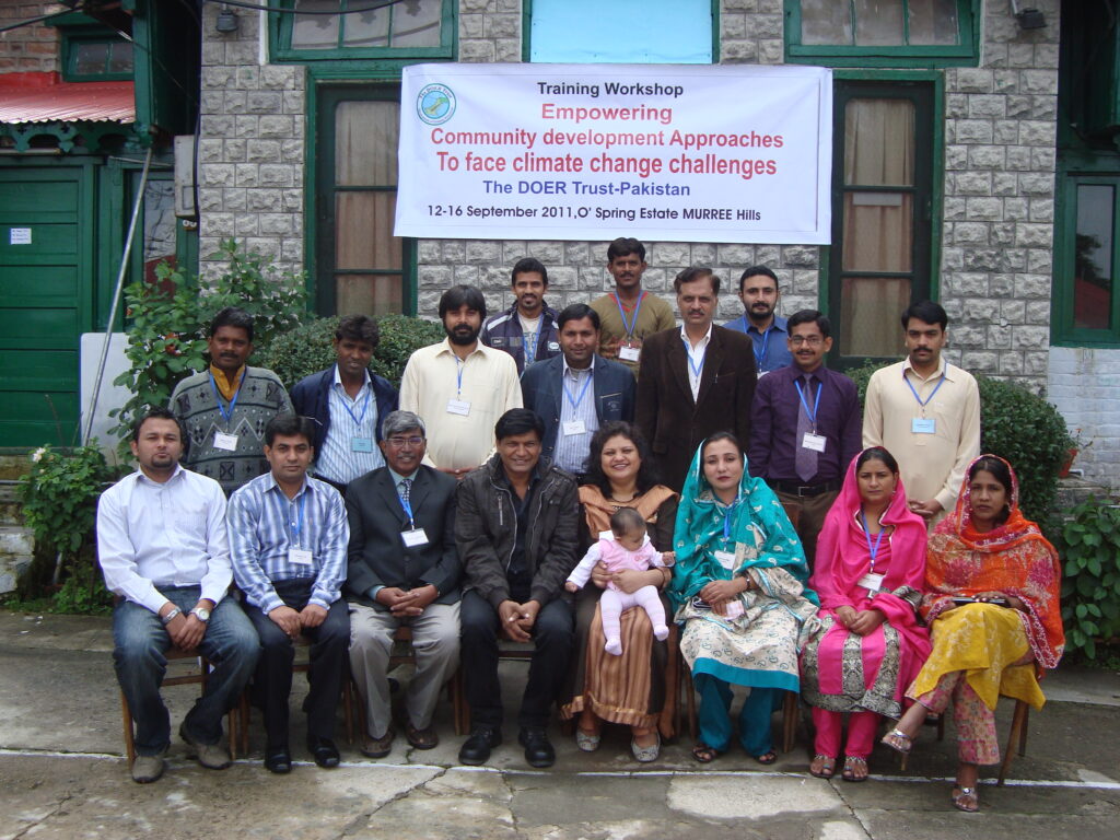 The DOER Trust Training Workshop on “CLIMATE CHANGE CHALLENGES” at O' Spring Murree Hills